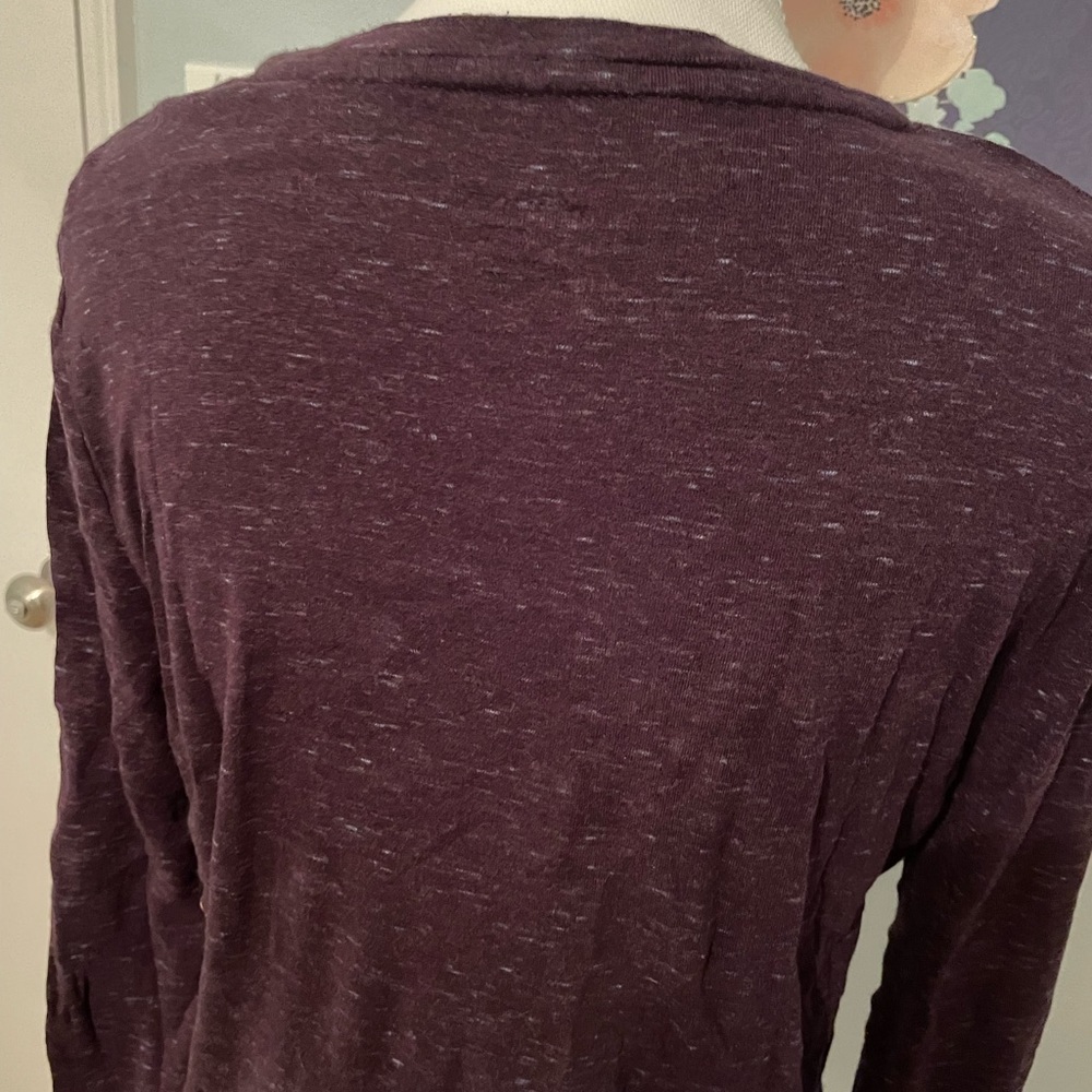 🌷Purple Merona Long Sleeve Tee - Picture 5 of 5